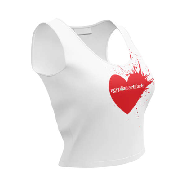 EA Sport Splattered Heart Crop Top